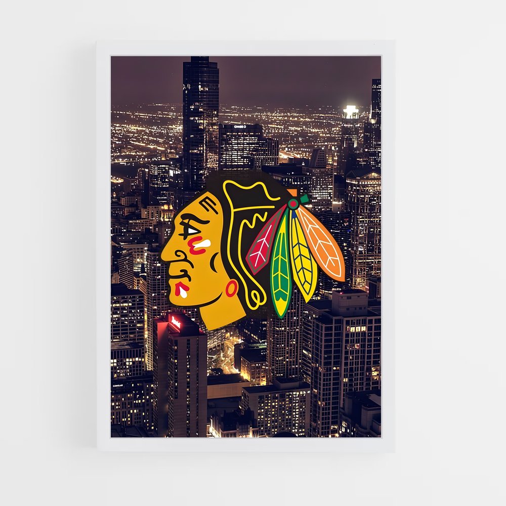 Poster Blackhawks Spirit – affiche Hockey sur glace (vue 3)